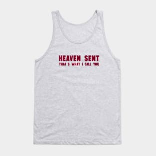 Heaven Sent, burgundy Tank Top